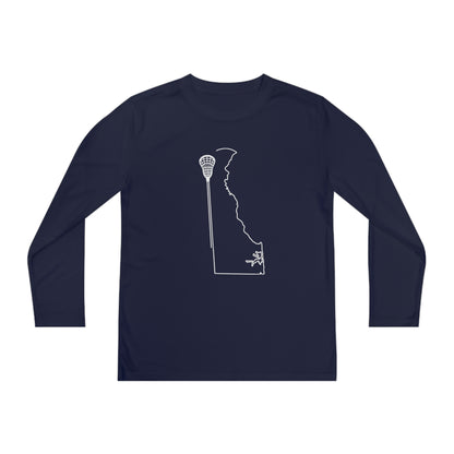 Delaware Lacrosse Performance Long-sleeved Tee (Youth)