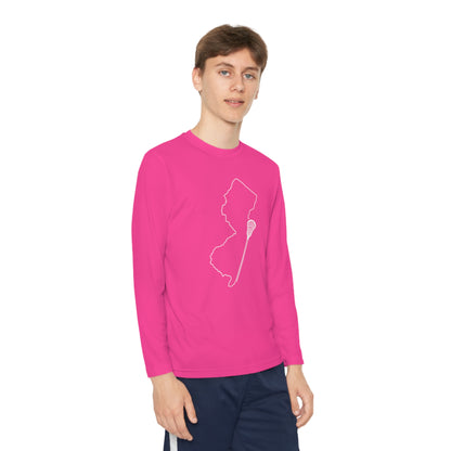 New Jersey Lacrosse Performance Long-sleeved Tee (Youth)