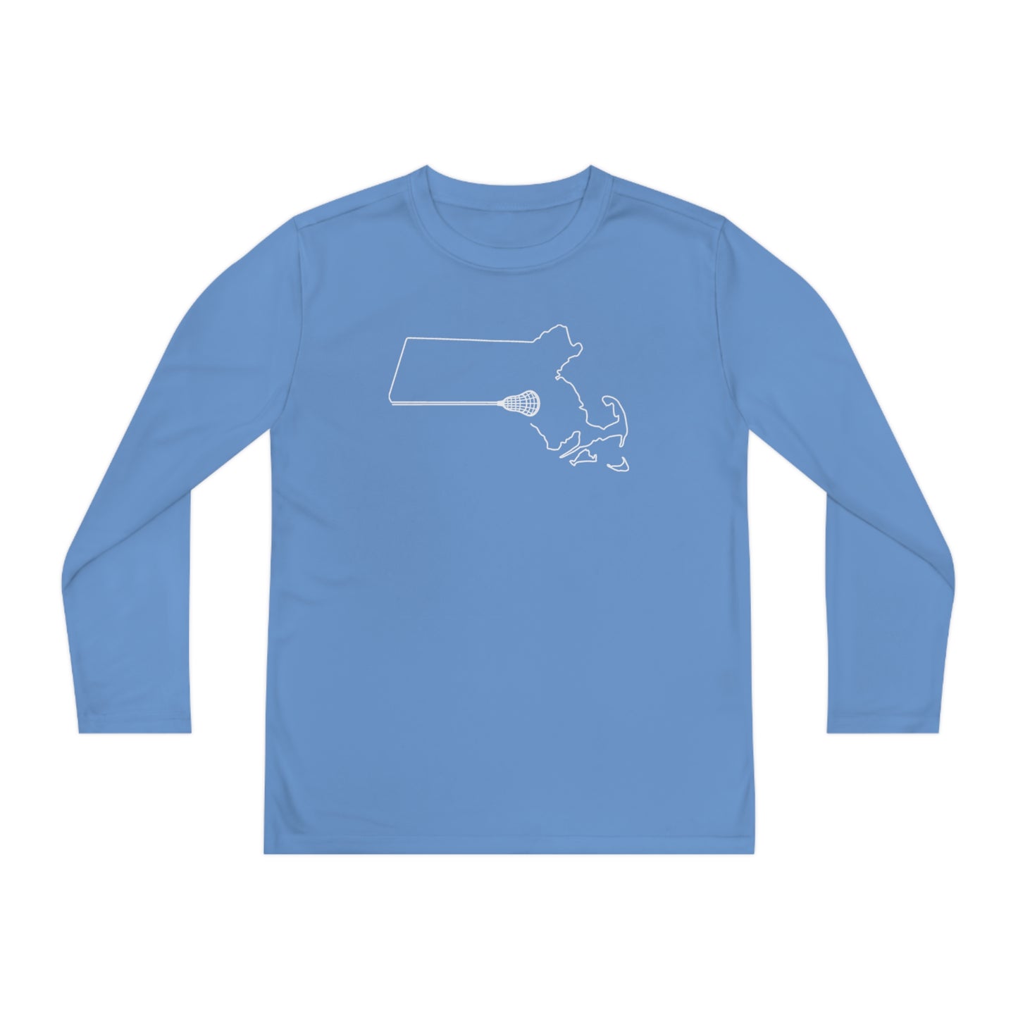 Massachusetts Lacrosse Performance Long-sleeved Tee (Youth)