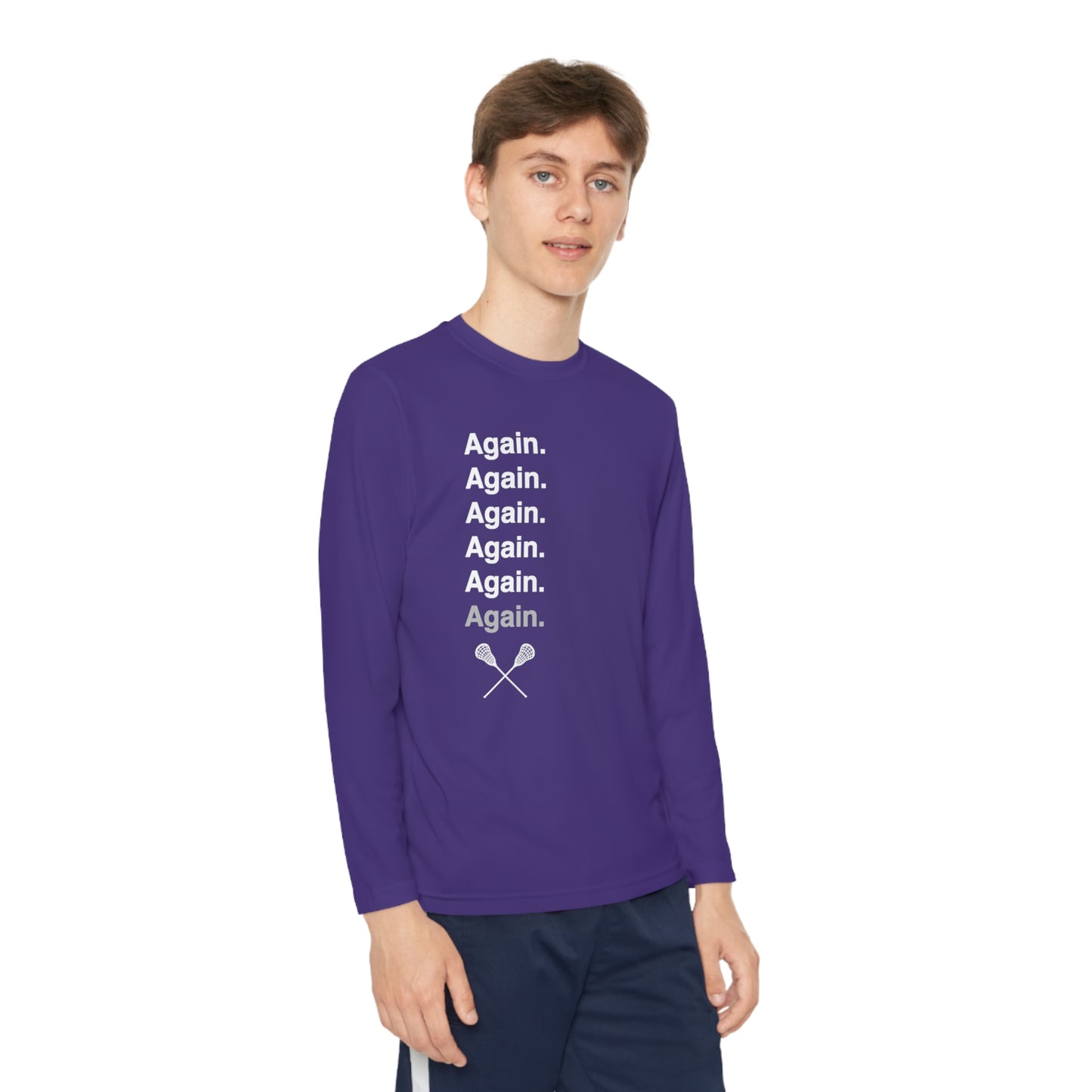 Again Lacrosse Performance Long-sleeved Tee (Youth)