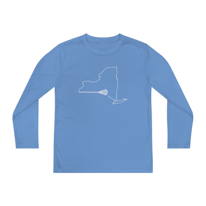 New York Lacrosse Performance Long-sleeved Tee (Youth)