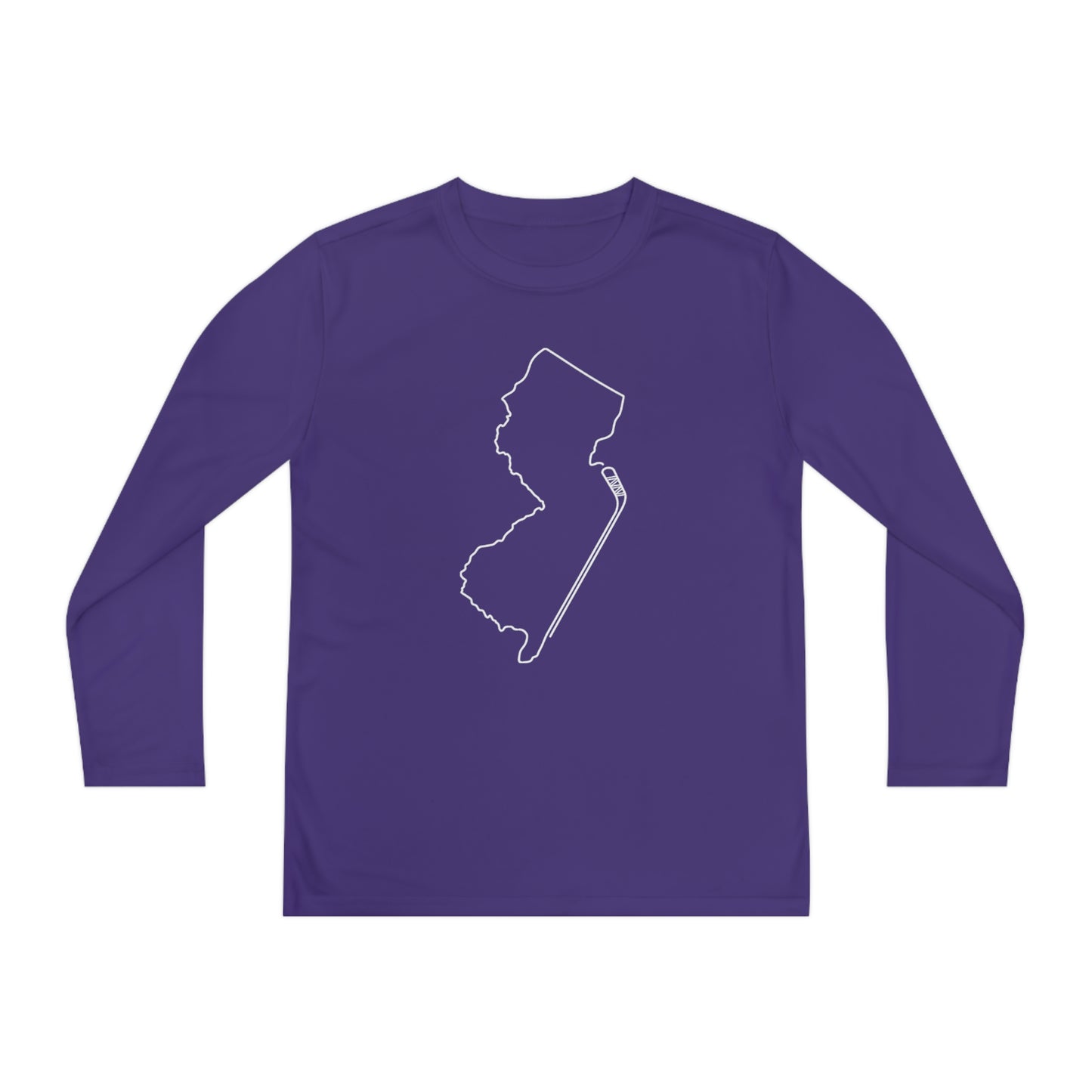 New Jersey Hockey Performance Long-sleeved Tee (Youth)