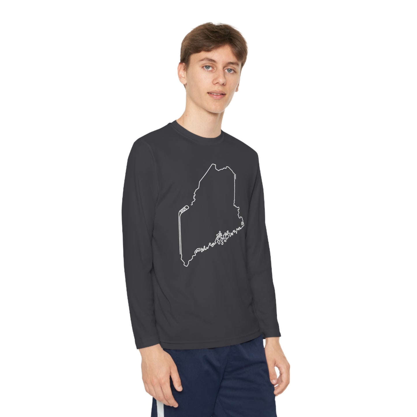 Maine Hockey Performance Long-sleeved Tee (Youth)