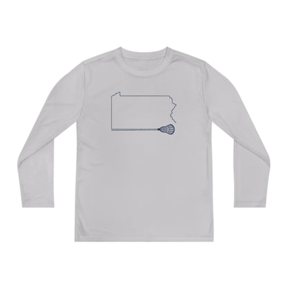 Pennsylvania Lacrosse Performance Long-sleeved Tee (Youth)