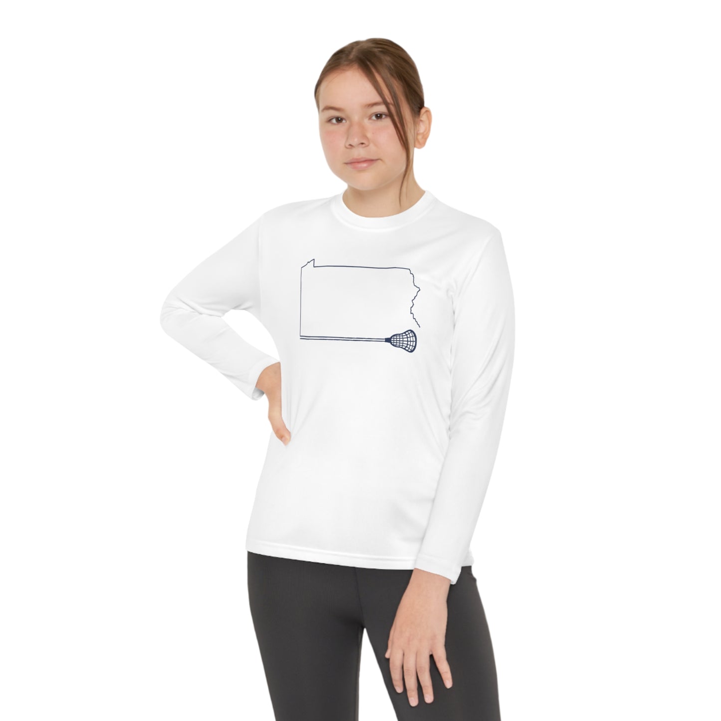 Pennsylvania Lacrosse Performance Long-sleeved Tee (Youth)