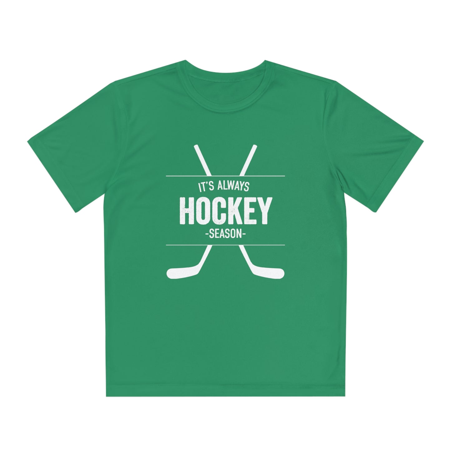 It's Always Hockey Season Performance Tee (Youth)