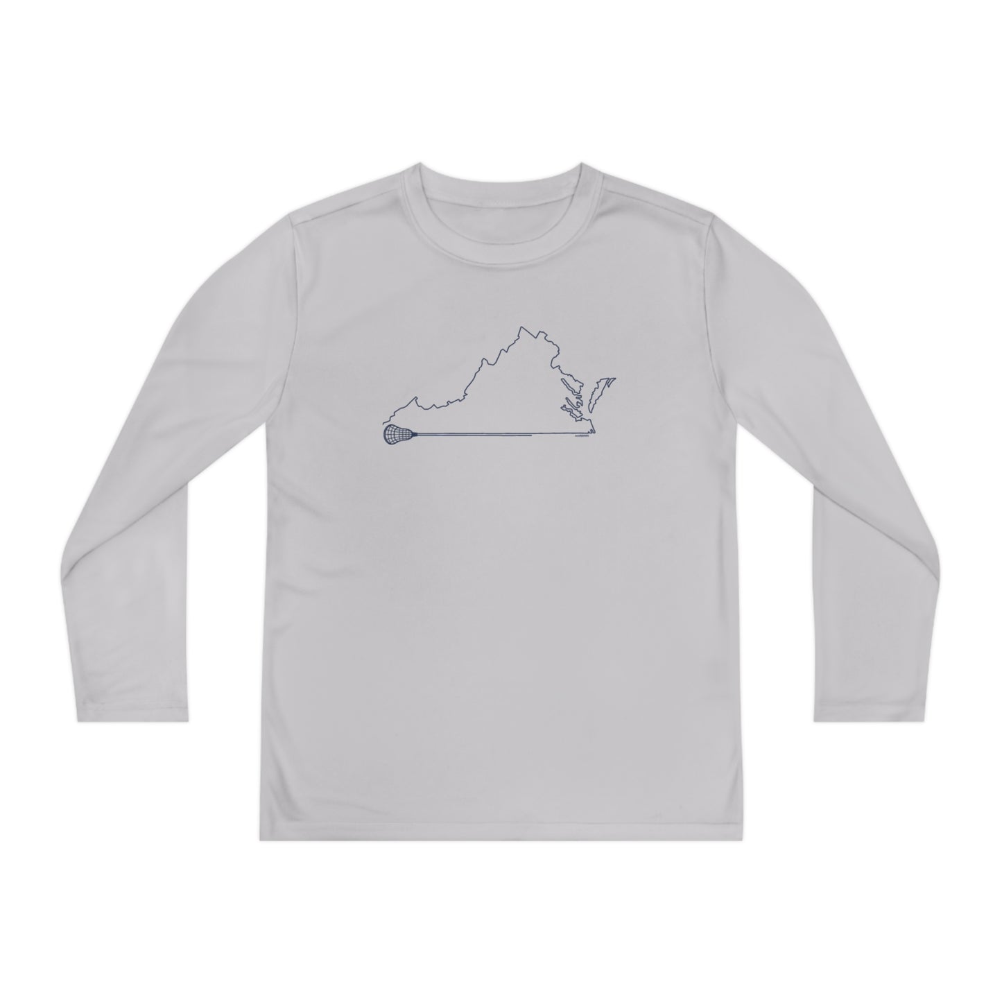 Virginia Lacrosse Performance Long-sleeved Tee (Youth)