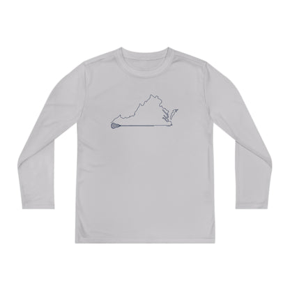 Virginia Lacrosse Performance Long-sleeved Tee (Youth)