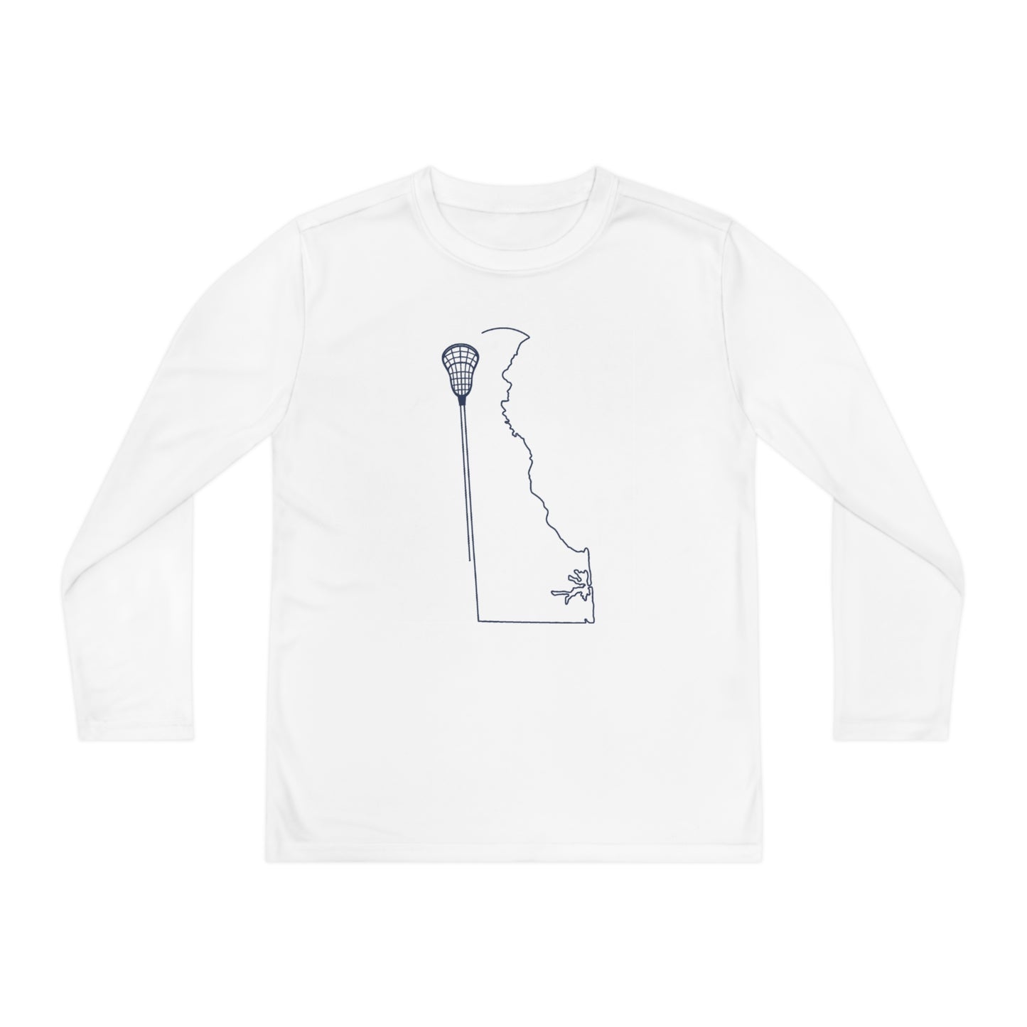 Delaware Lacrosse Performance Long-sleeved Tee (Youth)