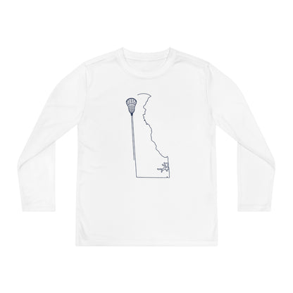 Delaware Lacrosse Performance Long-sleeved Tee (Youth)