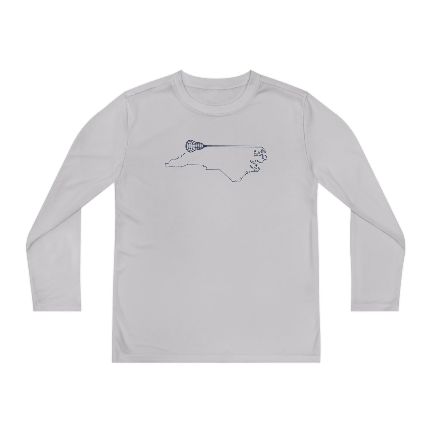 North Carolina Lacrosse Performance Long-sleeved Tee (Youth)