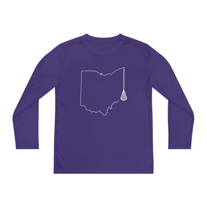 Ohio Lacrosse Performance Long-sleeved Tee (Youth)