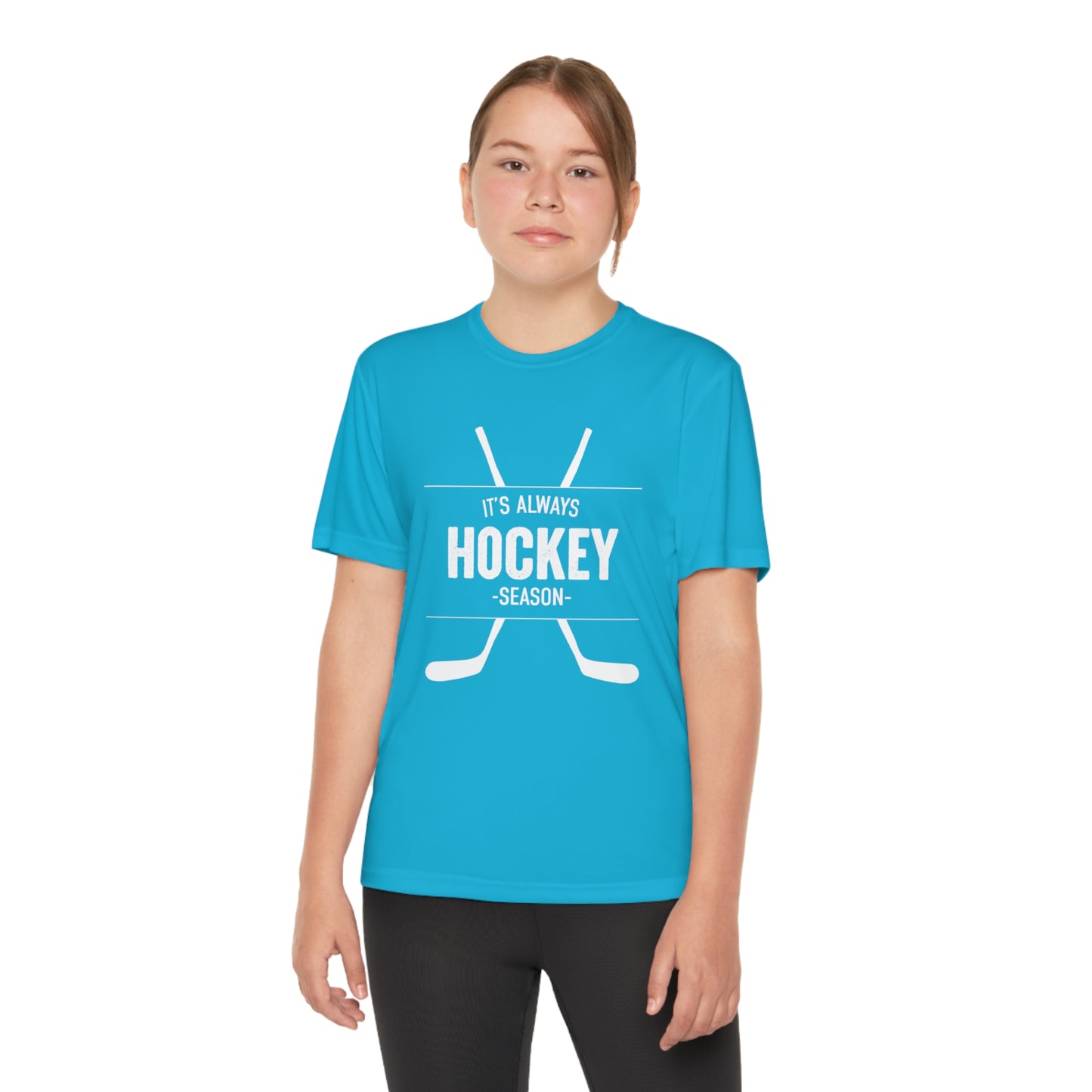 It's Always Hockey Season Performance Tee (Youth)