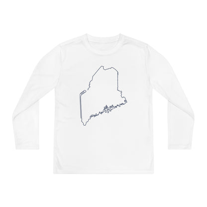 Maine Hockey Performance Long-sleeved Tee (Youth)