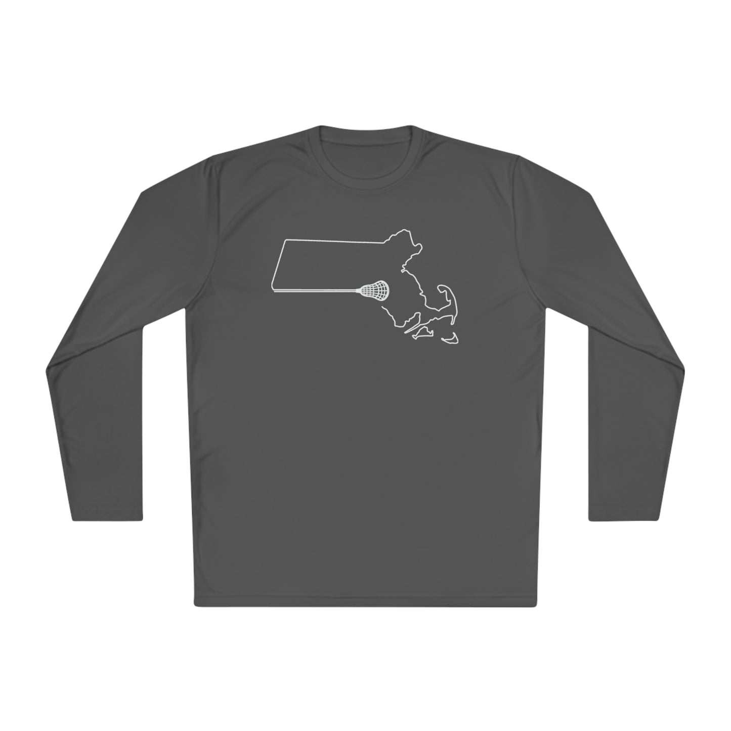 Massachusetts Lacrosse Long-sleeved UV Performance Tee (Unisex)