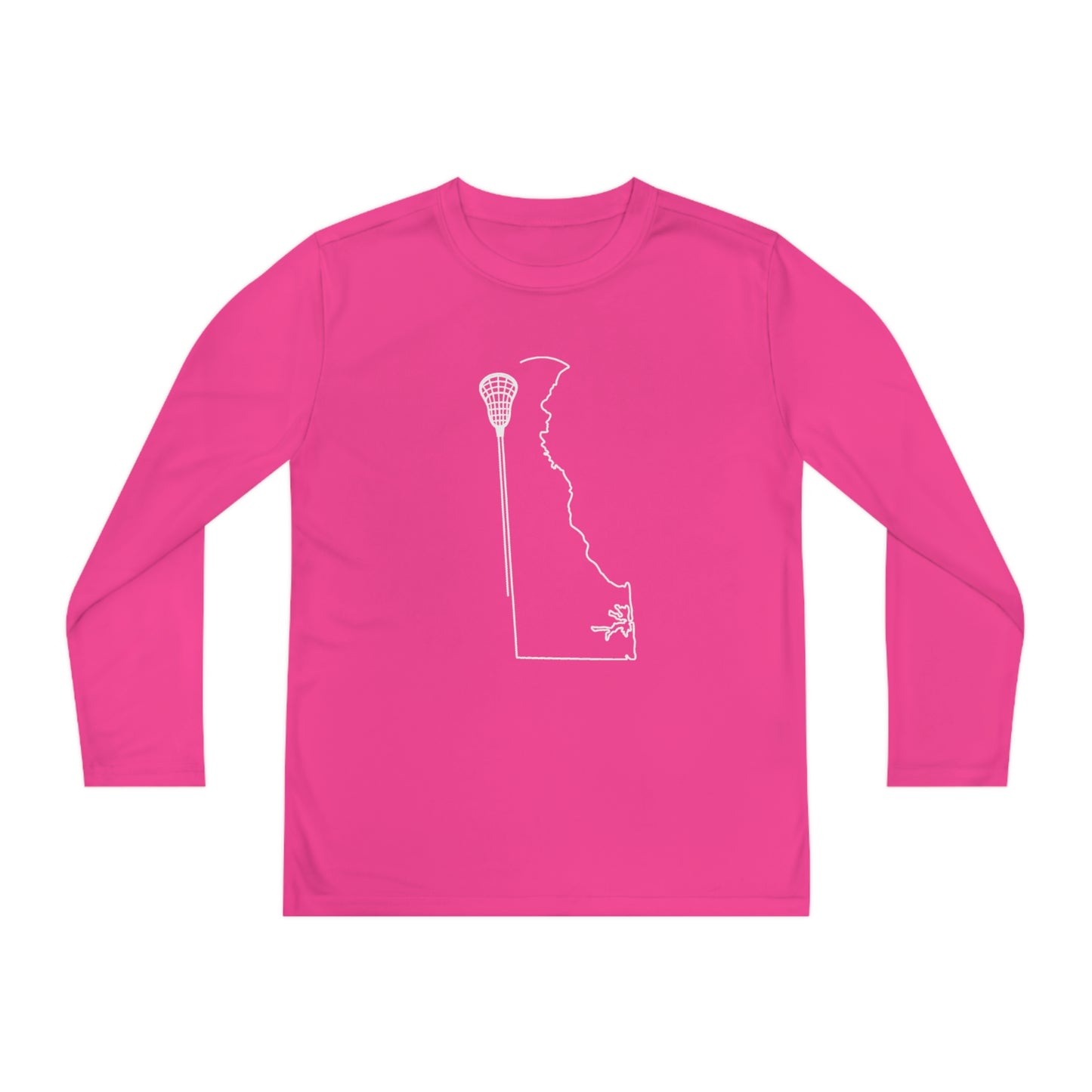 Delaware Lacrosse Performance Long-sleeved Tee (Youth)