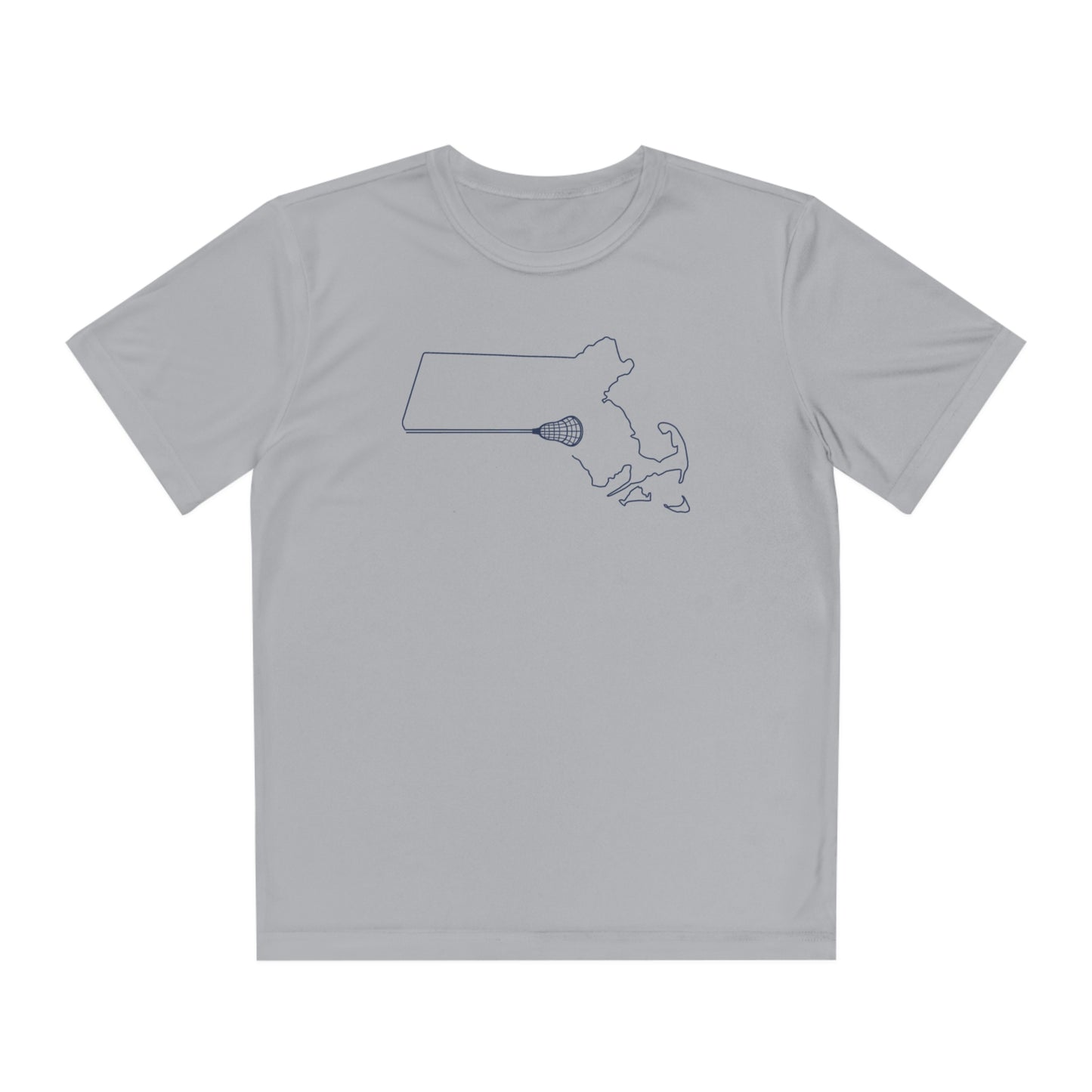 Massachussetts Lacrosse Performance Tee (Youth)