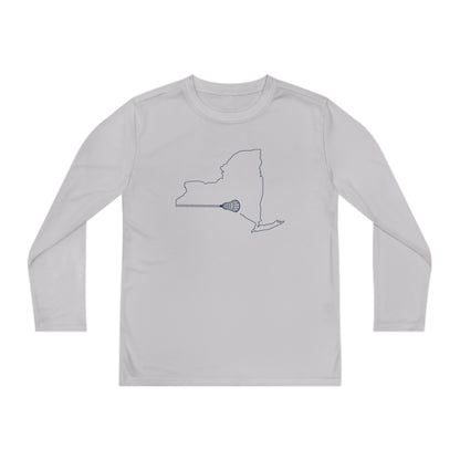 New York Lacrosse Performance Long-sleeved Tee (Youth)