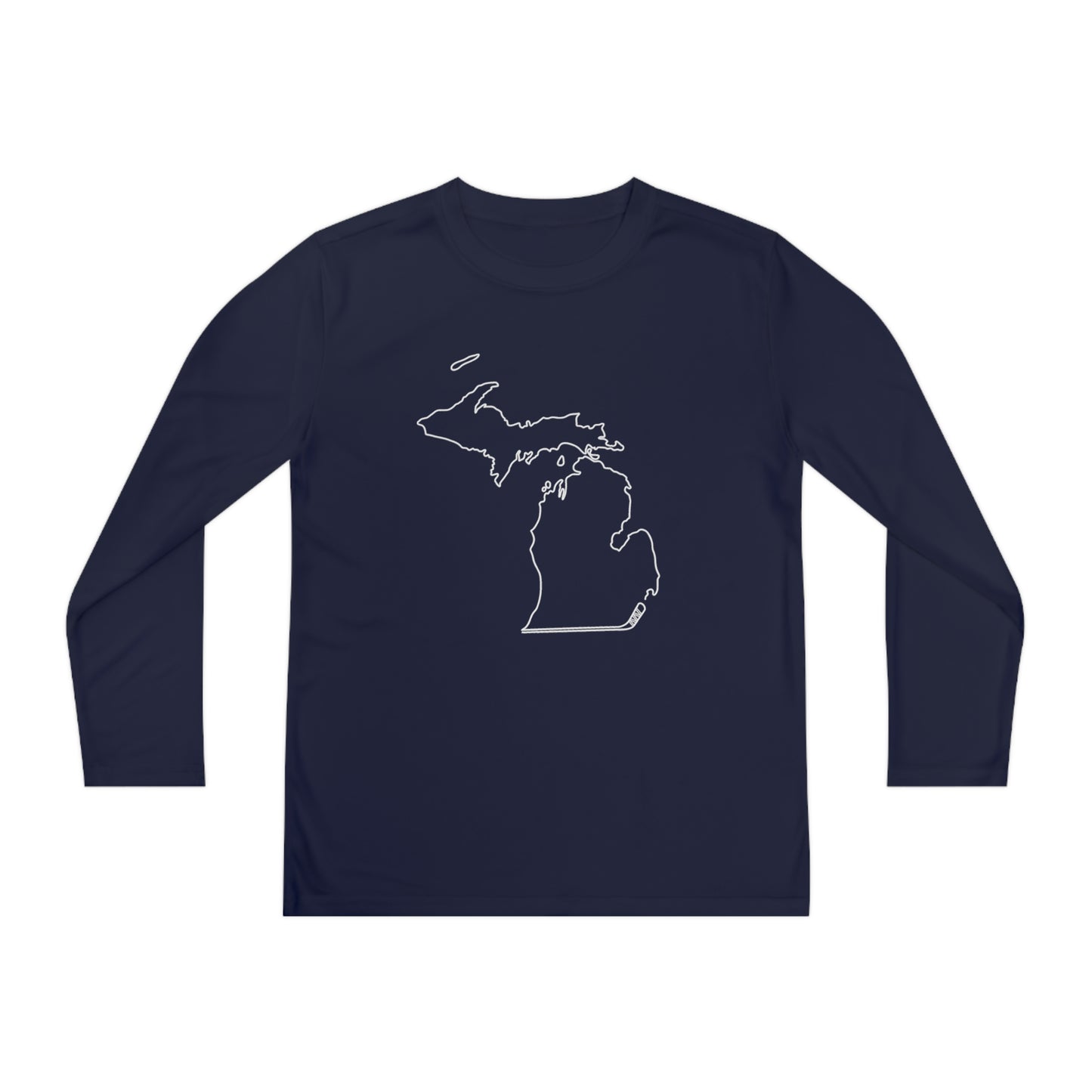 Michigan Hockey Performance Long-sleeved Tee (Youth)