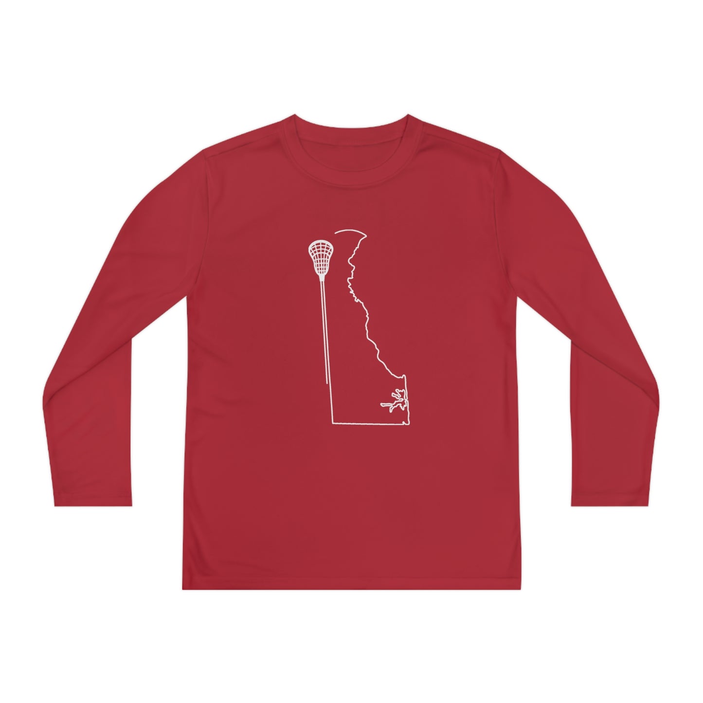 Delaware Lacrosse Performance Long-sleeved Tee (Youth)