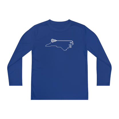 North Carolina Lacrosse Performance Long-sleeved Tee (Youth)