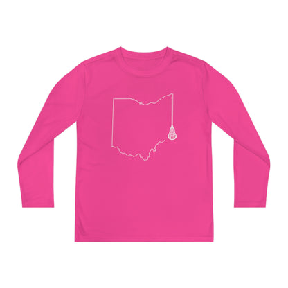 Ohio Lacrosse Performance Long-sleeved Tee (Youth)