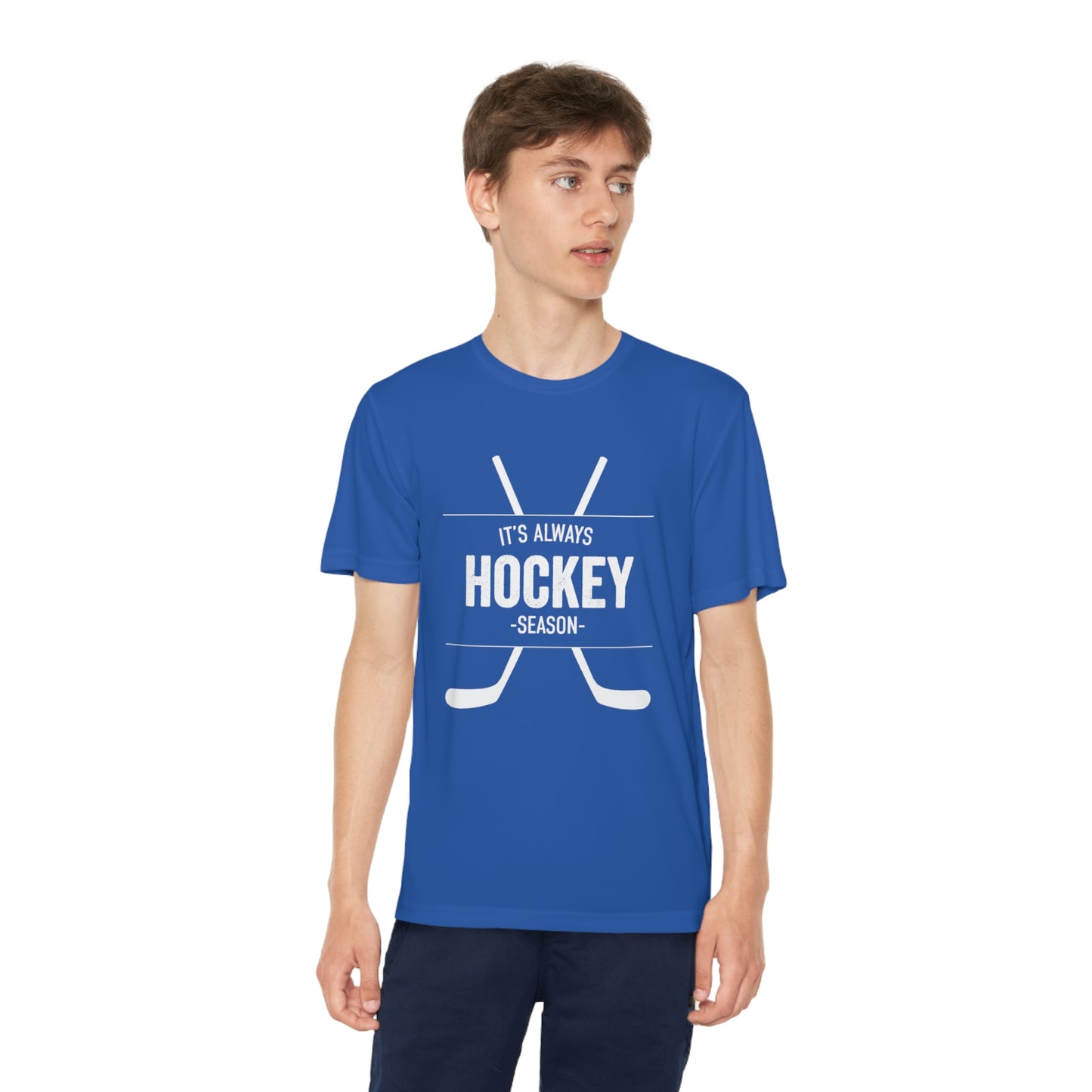 It's Always Hockey Season Performance Tee (Youth)