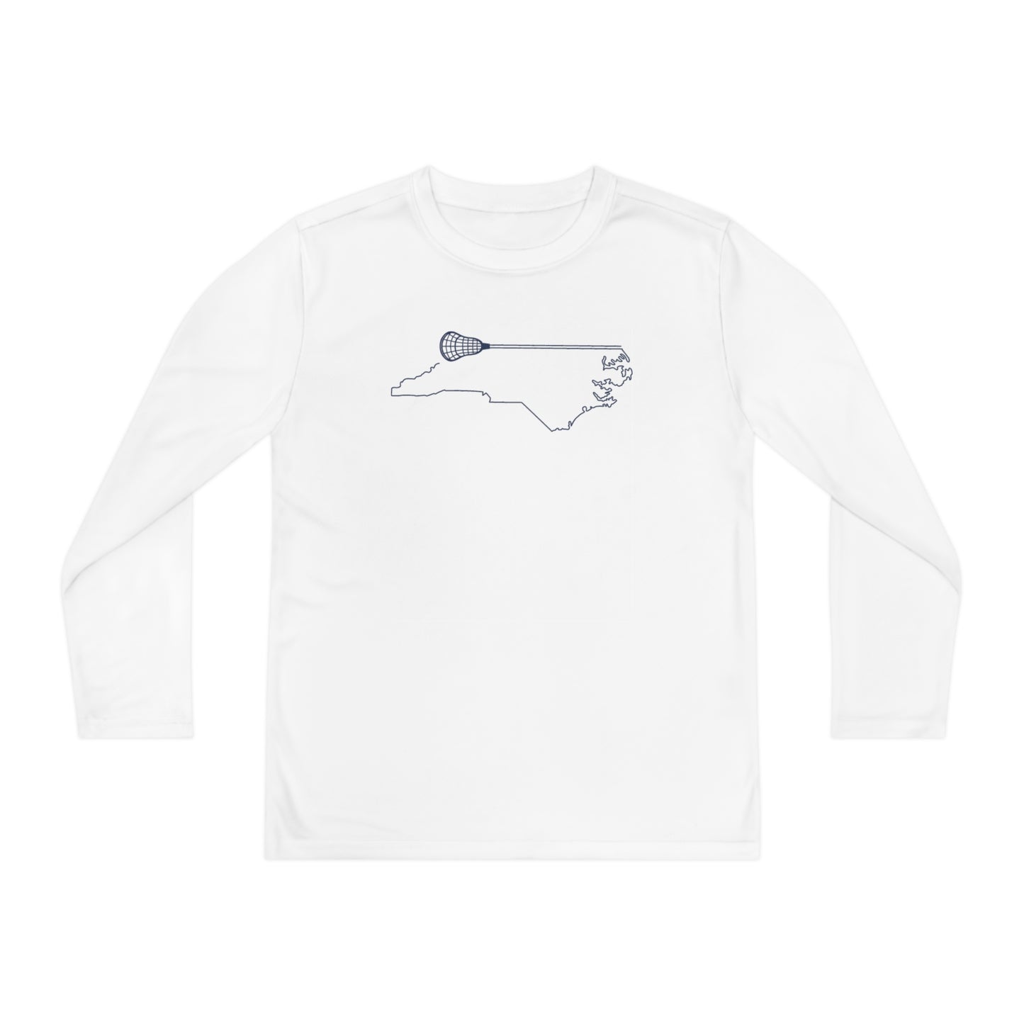 North Carolina Lacrosse Performance Long-sleeved Tee (Youth)