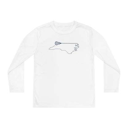 North Carolina Lacrosse Performance Long-sleeved Tee (Youth)