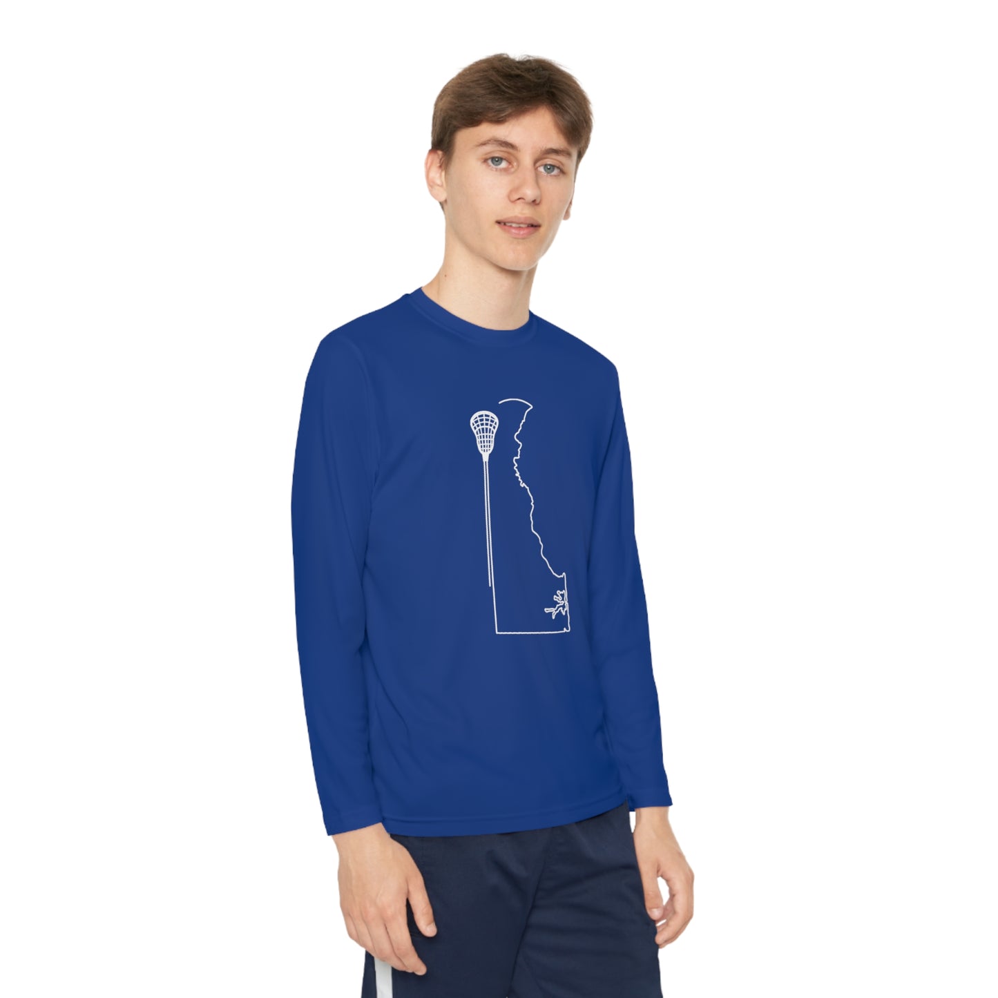 Delaware Lacrosse Performance Long-sleeved Tee (Youth)