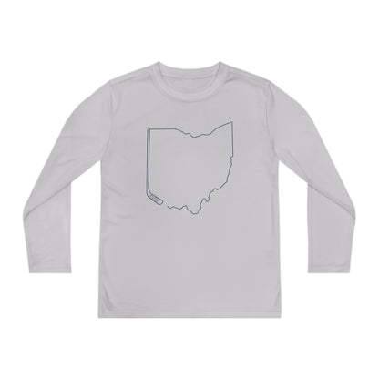 Ohio Hockey Performance Long-sleeved Tee (Youth)