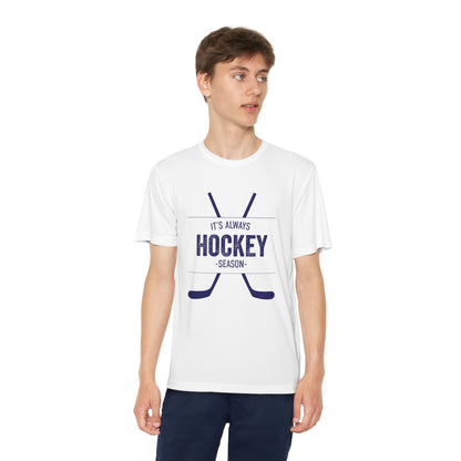 It's Always Hockey Season Performance Tee (Youth)