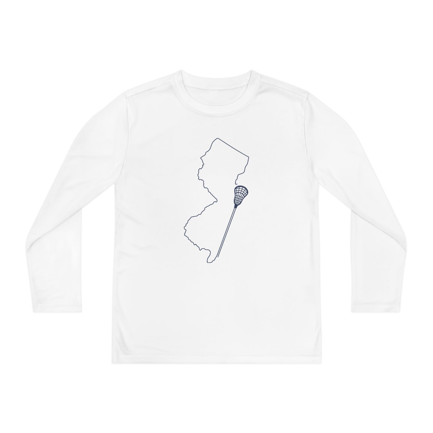 New Jersey Lacrosse Performance Long-sleeved Tee (Youth)