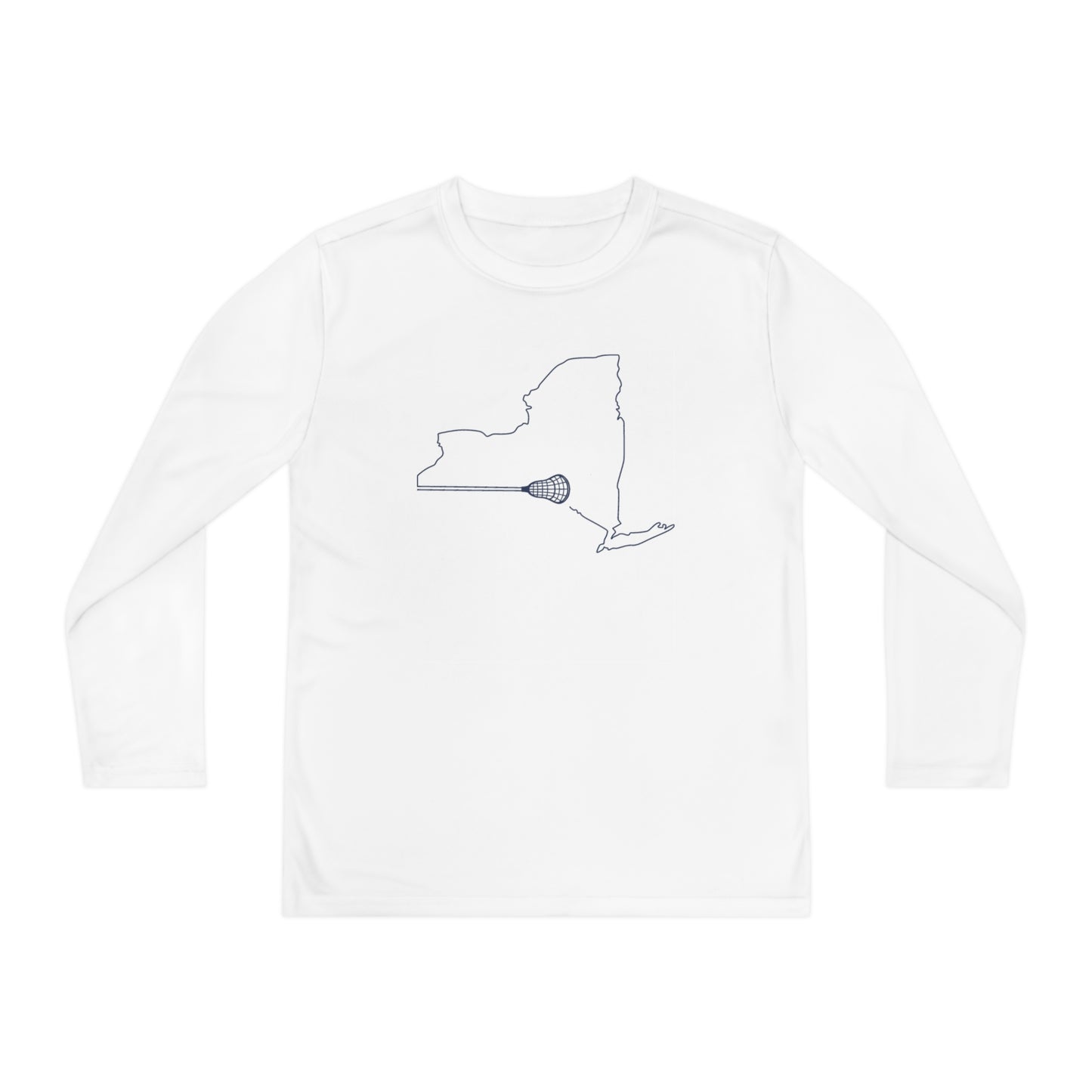 New York Lacrosse Performance Long-sleeved Tee (Youth)