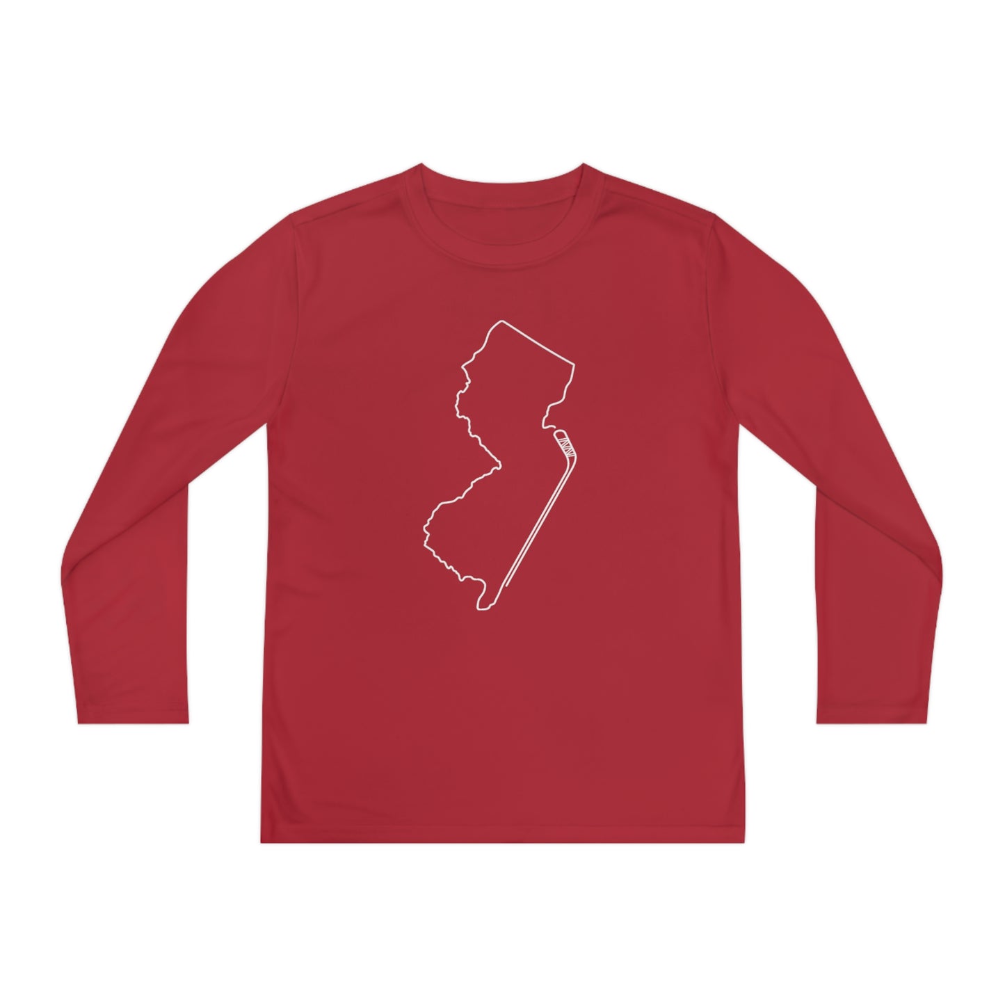 New Jersey Hockey Performance Long-sleeved Tee (Youth)