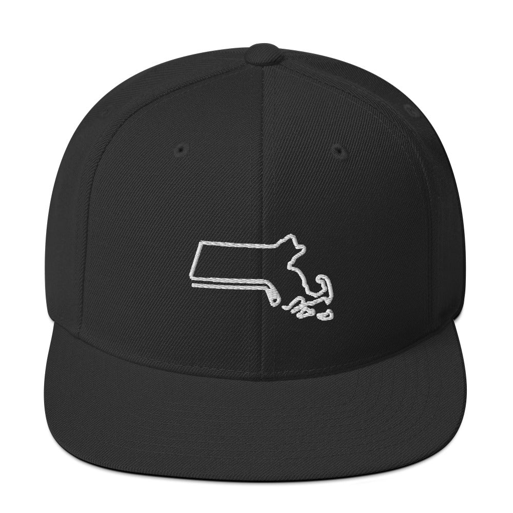 Massachusetts Hockey Snapback Hat