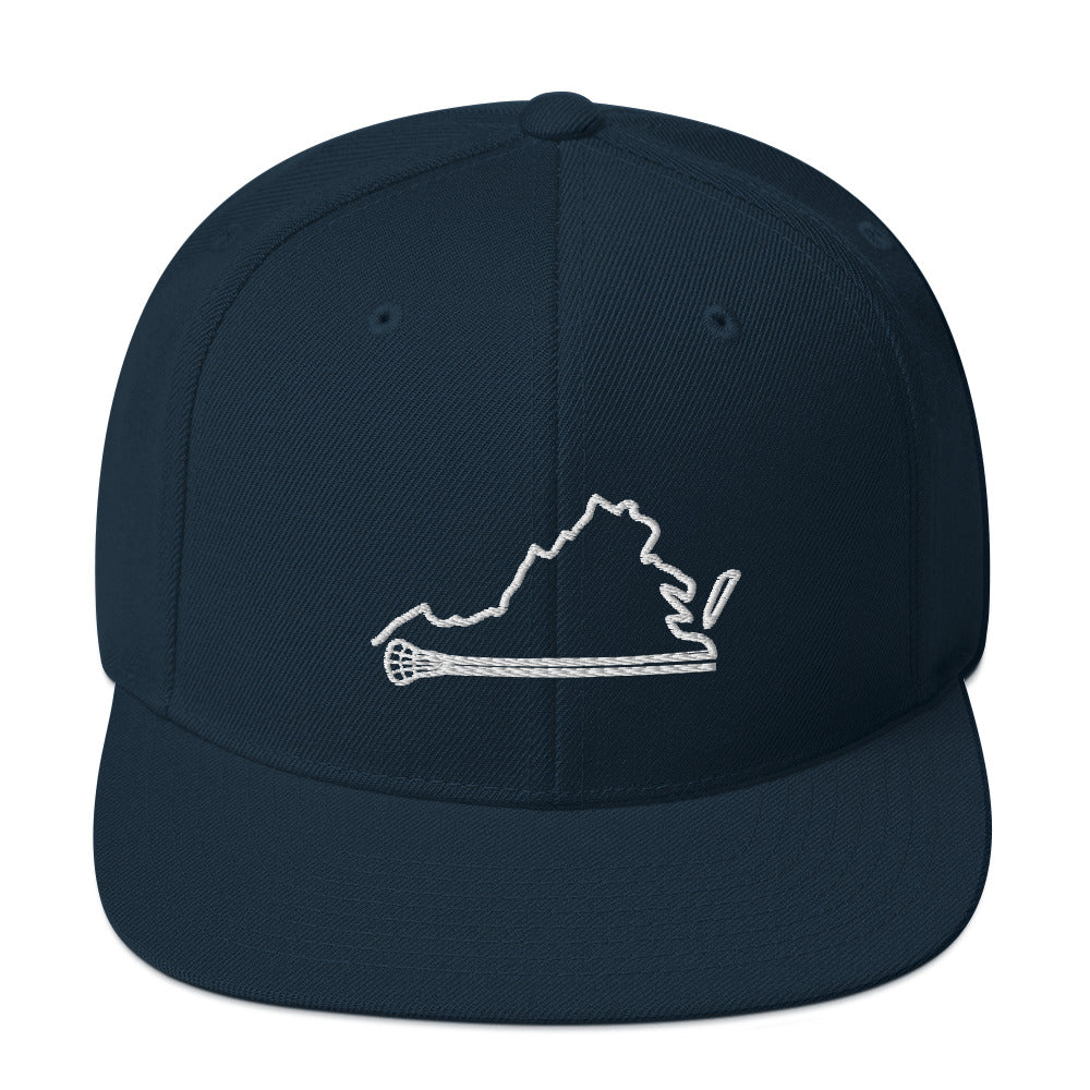 Virginia Lacrosse Snapback Hat