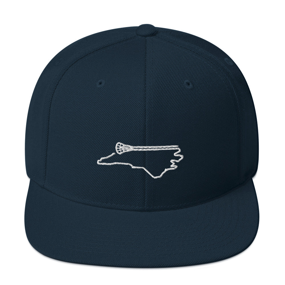 North Carolina Lacrosse Snapback Hat