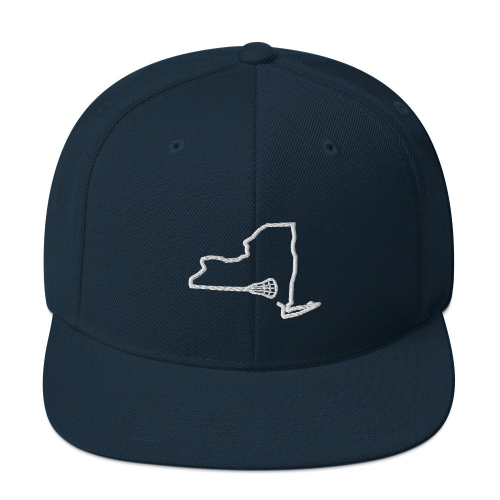 New York Lacrosse Snapback Hat