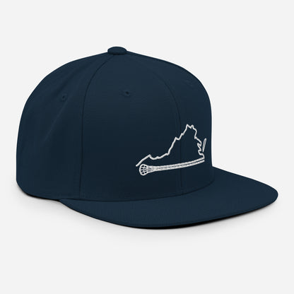 Virginia Lacrosse Snapback Hat