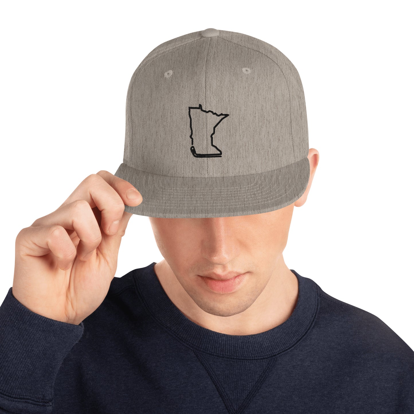 Minnesota Hockey Snapback Hat