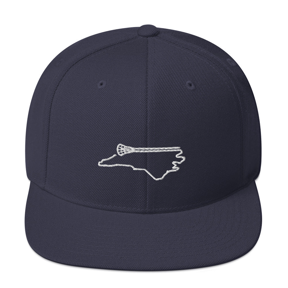 North Carolina Lacrosse Snapback Hat