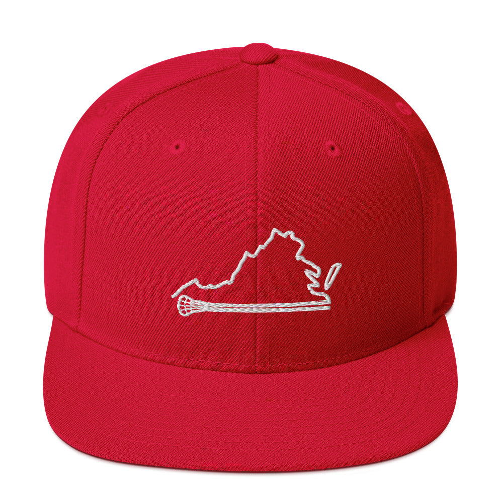 Virginia Lacrosse Snapback Hat