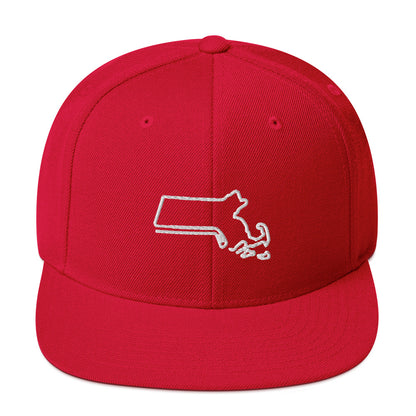 Massachusetts Hockey Snapback Hat