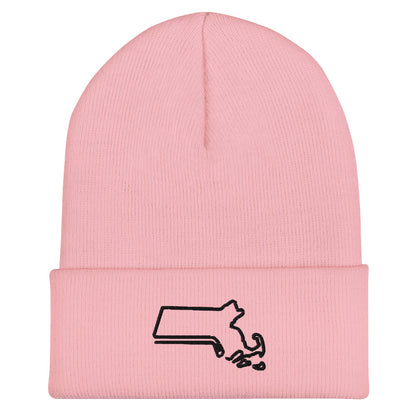 Massachusetts Hockey Cuffed Beanie