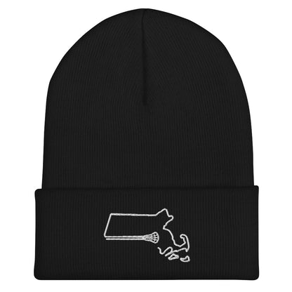 Massachusetts Lacrosse Cuffed Beanie