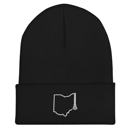 Ohio Lacrosse Cuffed Beanie