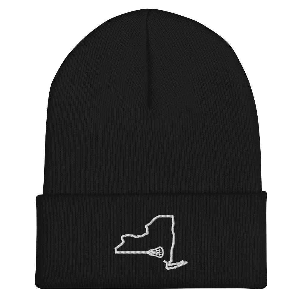 New York Lacrosse Cuffed Beanie