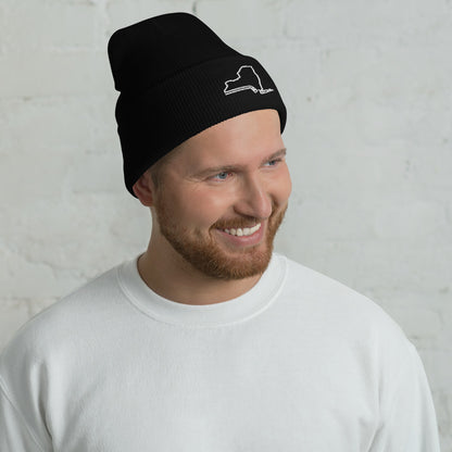 New York Hockey Cuffed Beanie