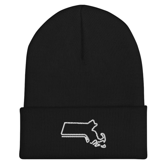 Massachusetts Hockey Cuffed Beanie